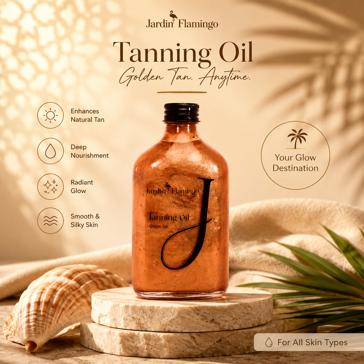 The J Tan Oil 200ML