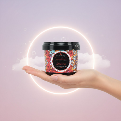 كريم مرطب ومورد للقدم بالعكر الفاسي وفيتامين سي